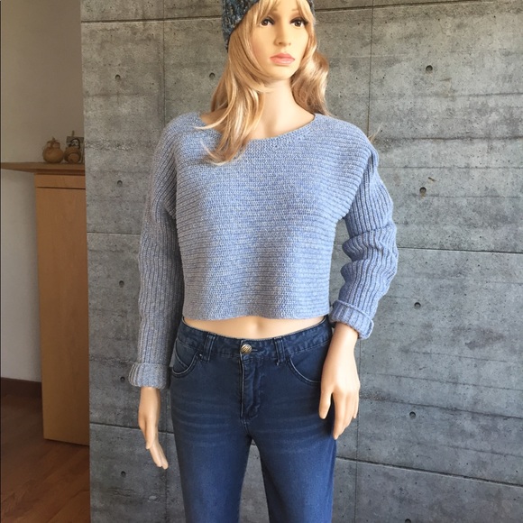 Athleta Sweaters Athleta Cropped Cottoncashmere Boat Neck Sweater